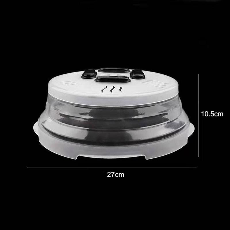 Hittebestendige magnetron spatdeksel opvouwbaar olie spatwaterdicht deksel opvouwbare magnetron afdekking