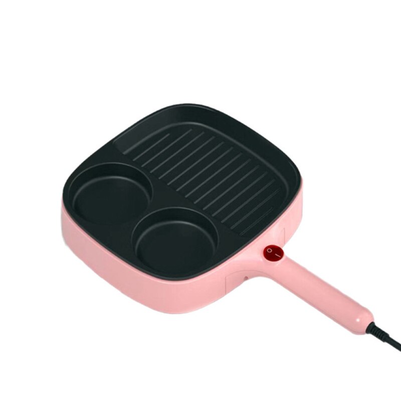 DMWD Haushalt Elektrische backformen omelett Pfanne Ei Steak Braten und Bräter Wurst Schinken Hersteller Frühstück Maschine 110/220V: Rosa / AU