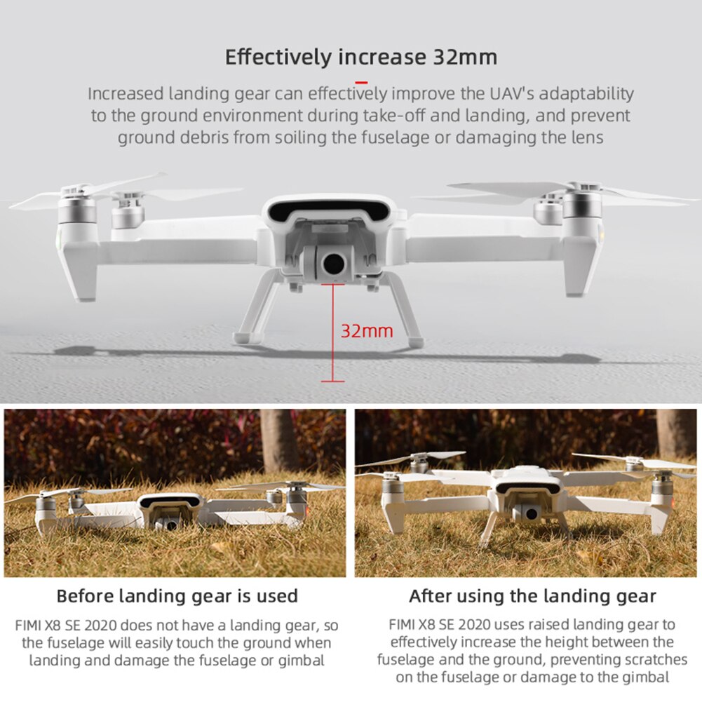 Landing Gear Quick Release Gimbal Guard Support RC Portable Quick Release Lightweight for Xiaomi FIMI X8SE