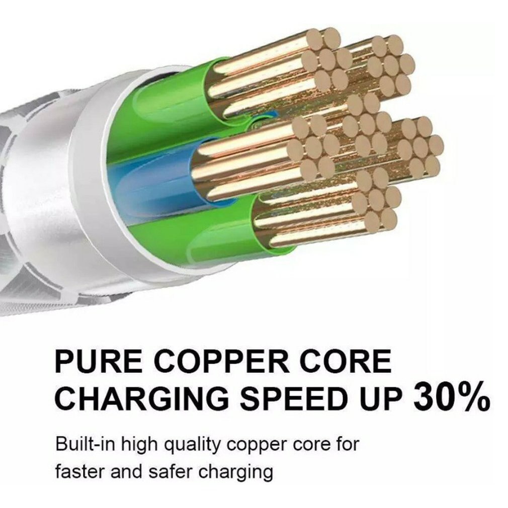 3m usb-ladekabel, 10ft nylonummantelte controller-ladegeräte, micro-usb-schnellladegeräte, synchronisationskabel für controller-geräte