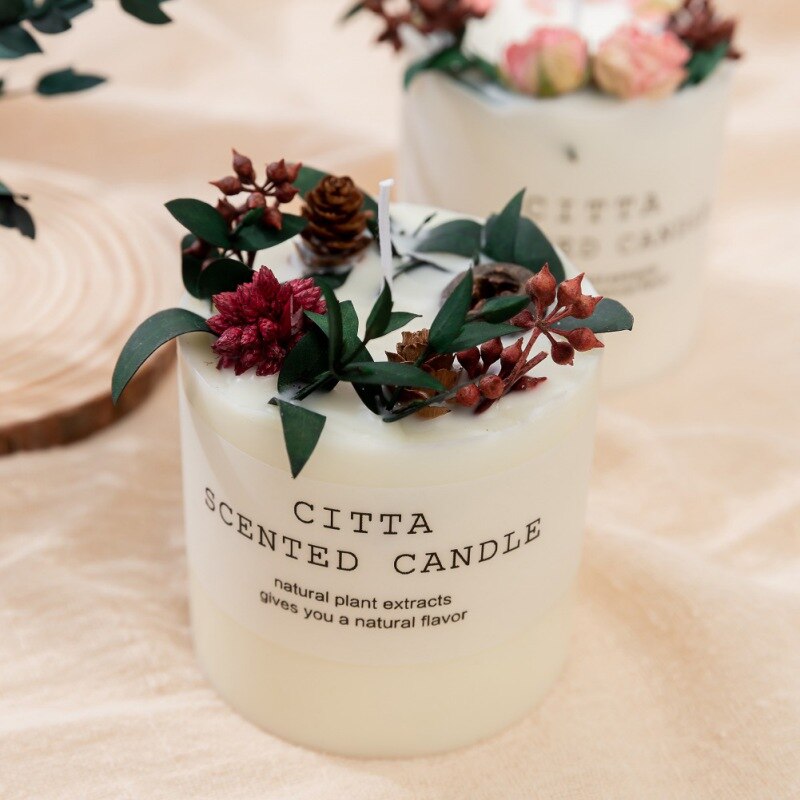 Romantische Duft Kerze Aromatherapie Kerzen Kreative Hause Zimmer Party Festival Dekoration Geburtstag Säule Kerze Duft