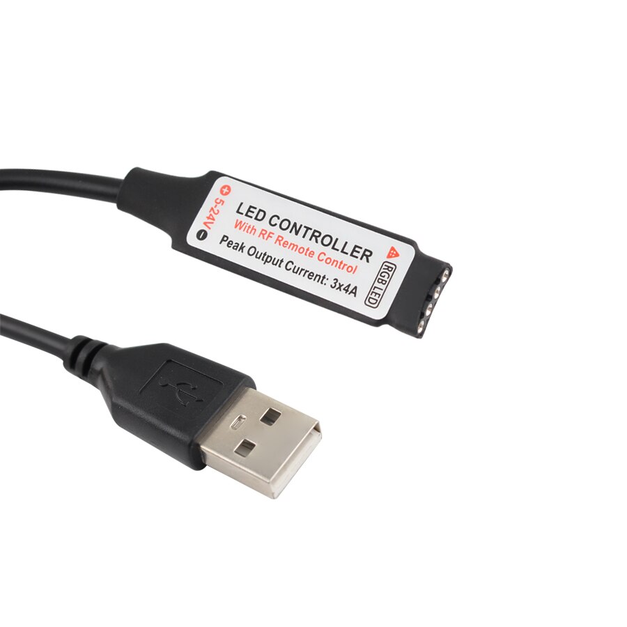 USB LED RGB Remote dimmer Light 5 12 24 V Volt RGB USB IR RF Remote Controller 5V 12V 24V USB LED Strip 3 17 24 Key Wireless