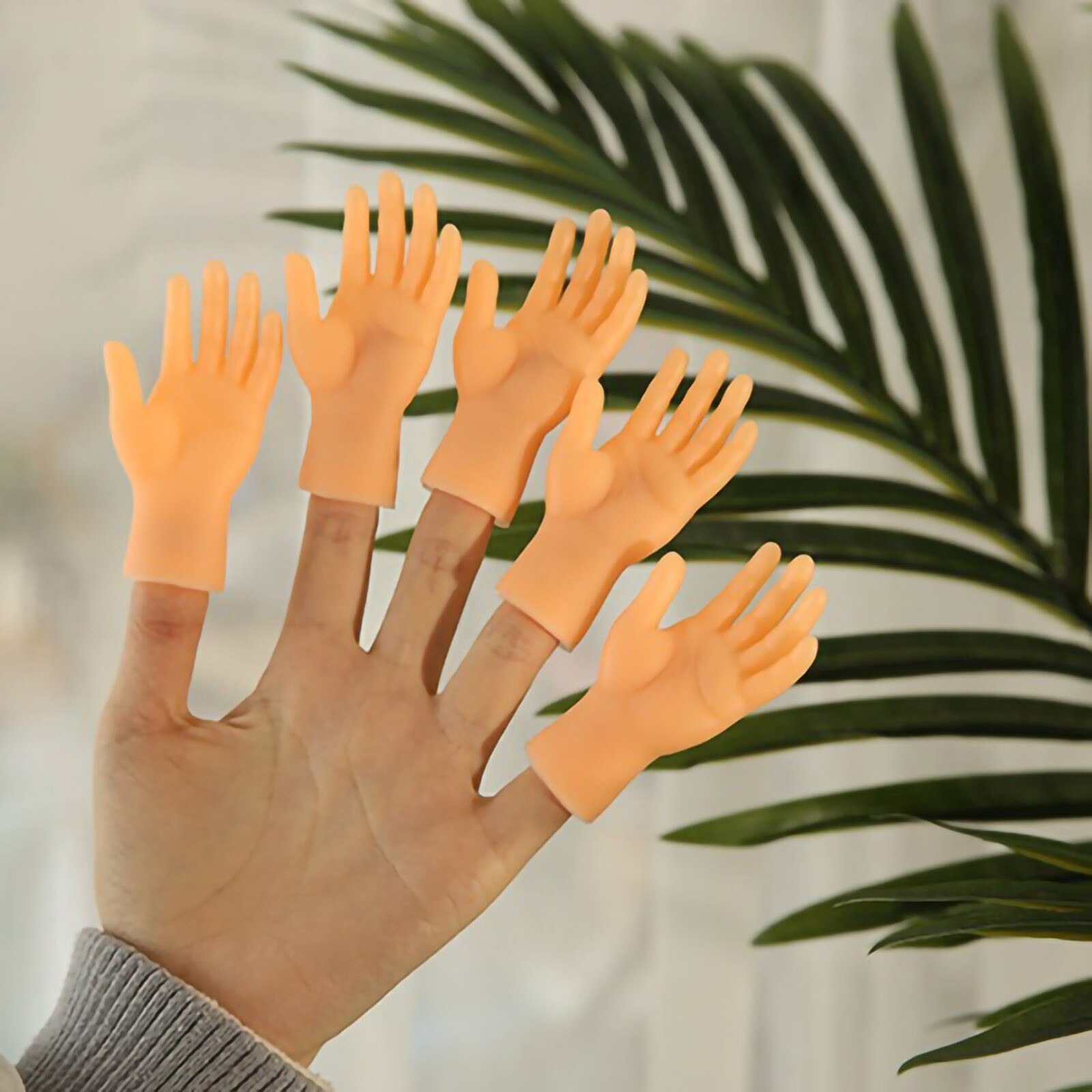Juguetes de marionetas de dedo, divertidos Mini dedos izquierdo y derecho, para de juego