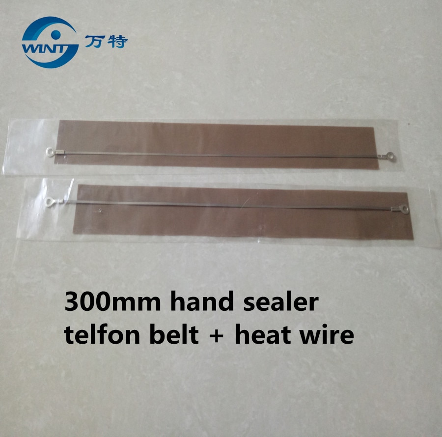300mm impulse sealer spare parts hand sealer teflon belt + heat wire,Heating wire heater element for 300mm hand sealer