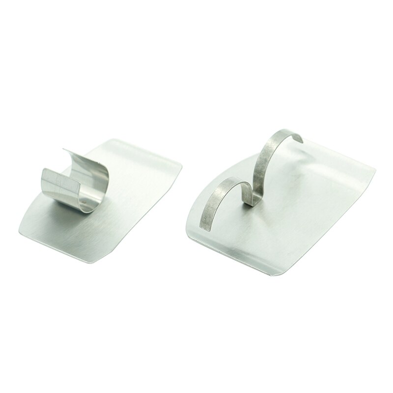 1 stuk vingerbeschermer beschermt vingers, handbeschermer, mesbeschermer, vingerbeschermer, gereedschap, roestvrijstalen keukengereedschap, gadgets