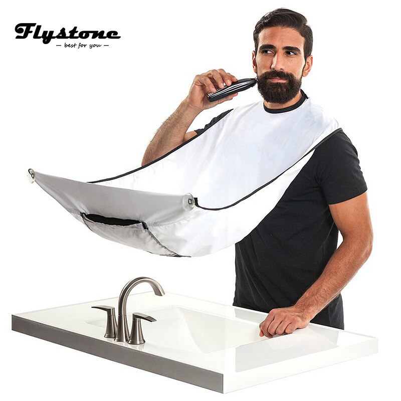 Suef skjegg barbering forkle smekke trimmer barberhøvel holder stativ hår barbering forkle barbering barberholder holder baderomsarrangør til mann @ 8