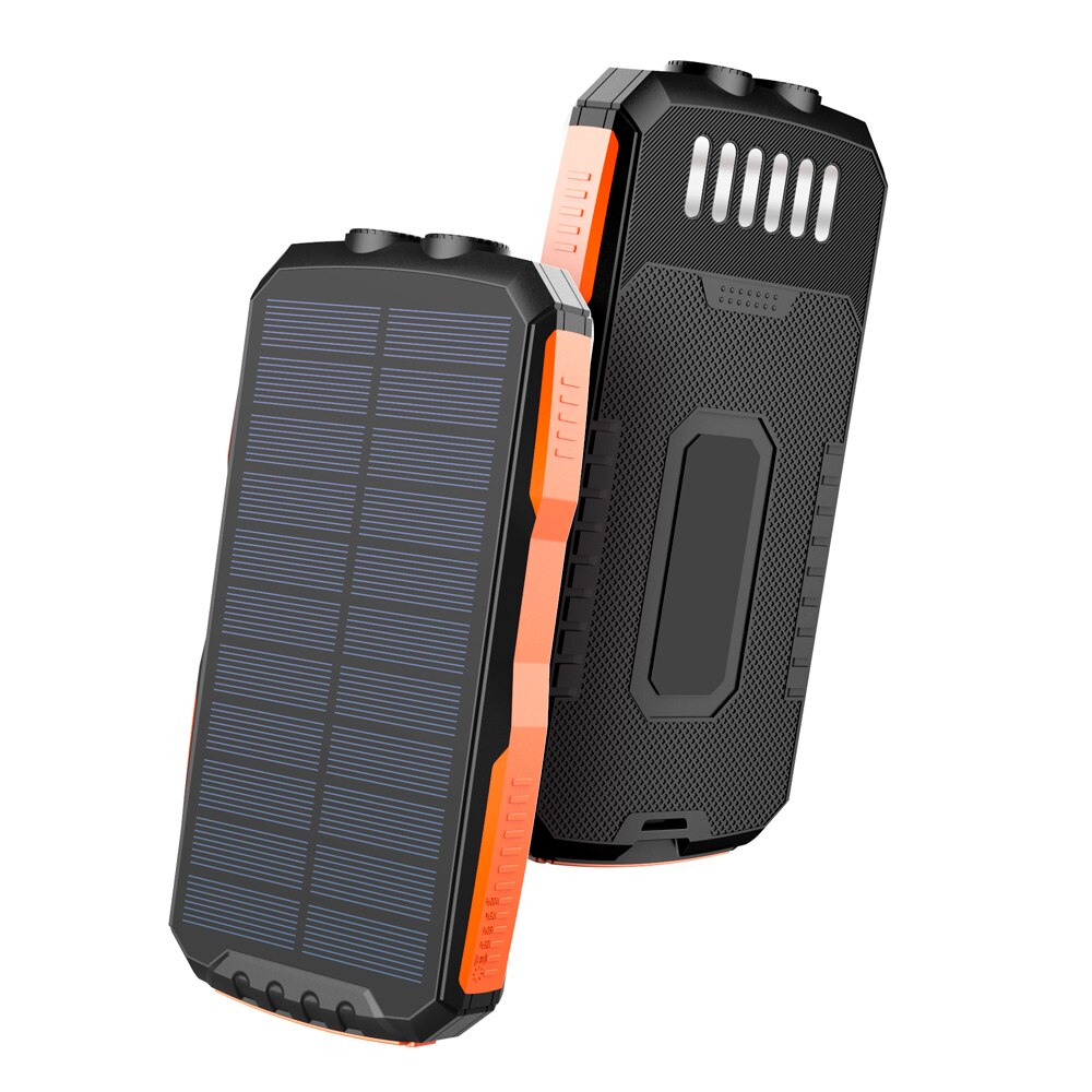 Produkt  ip65 vandtæt bærbar trådløs solcellebanker solar powerbank oplader