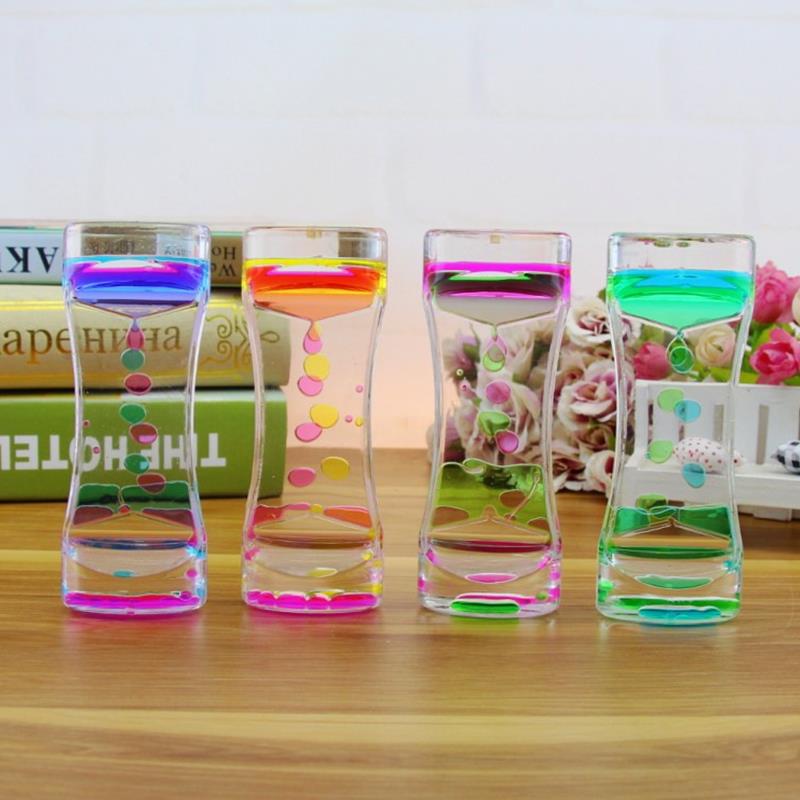 Educational Toys Hourglass Sensory Visual Stimulation Timer Decompression Toys