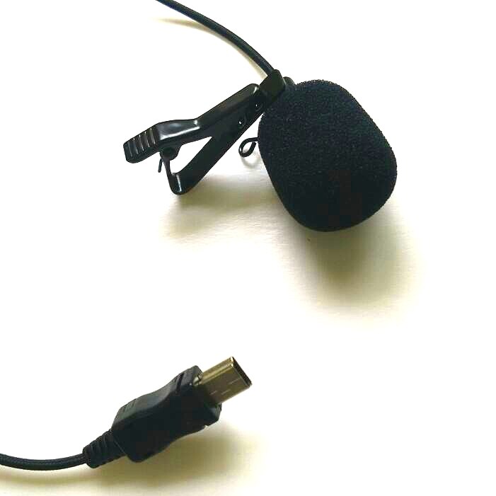 150 cm 1.15 M Gopro Mini USB Microphone externe avec collier Clip sur micro pour Gopro Hero 4 3 + 3 accessoires de caméra