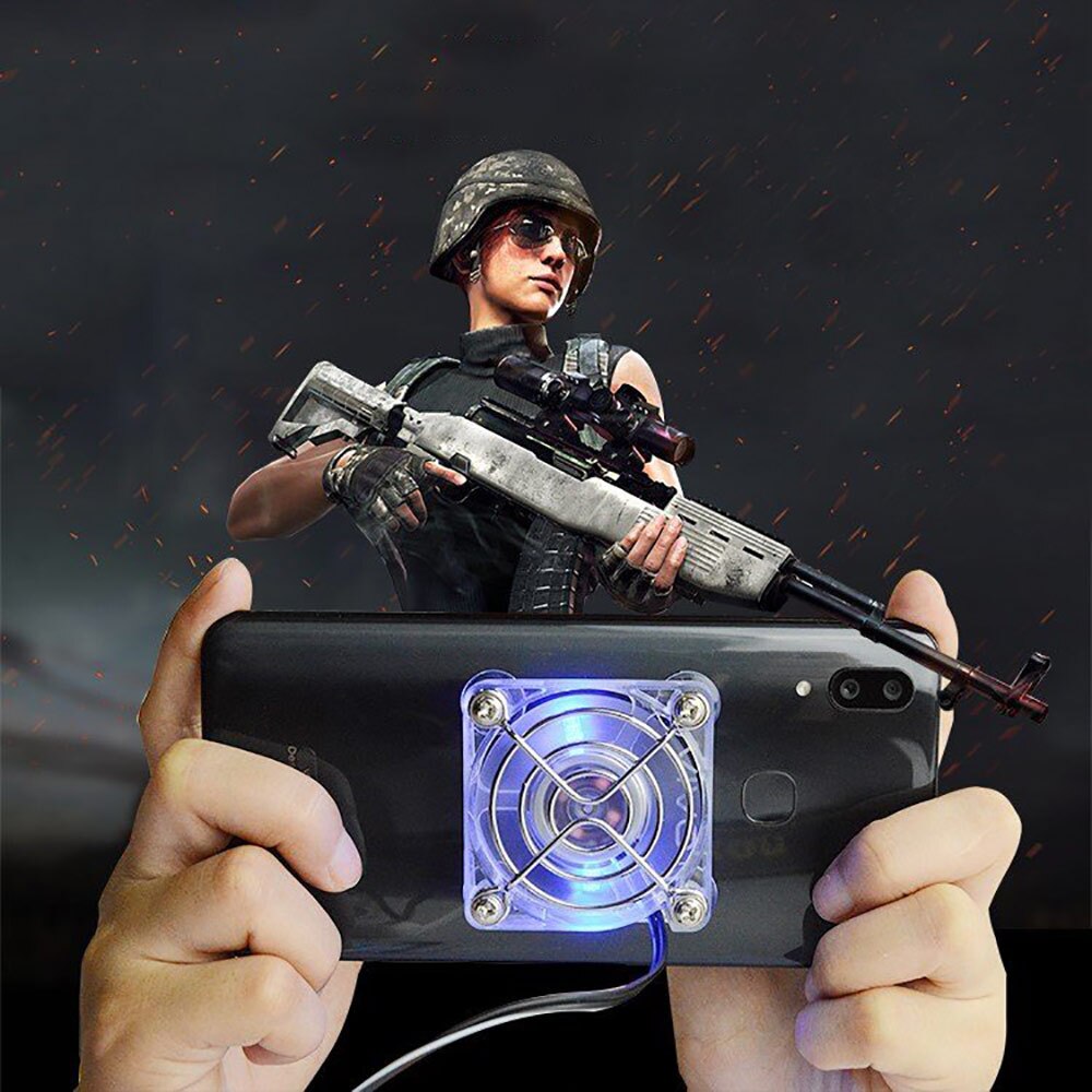 Portable Cooling Fan Gamepad Game Handle Radiator Mobile Phone Cooler Mini Cooling Fans for iPhone iPad tablet Android