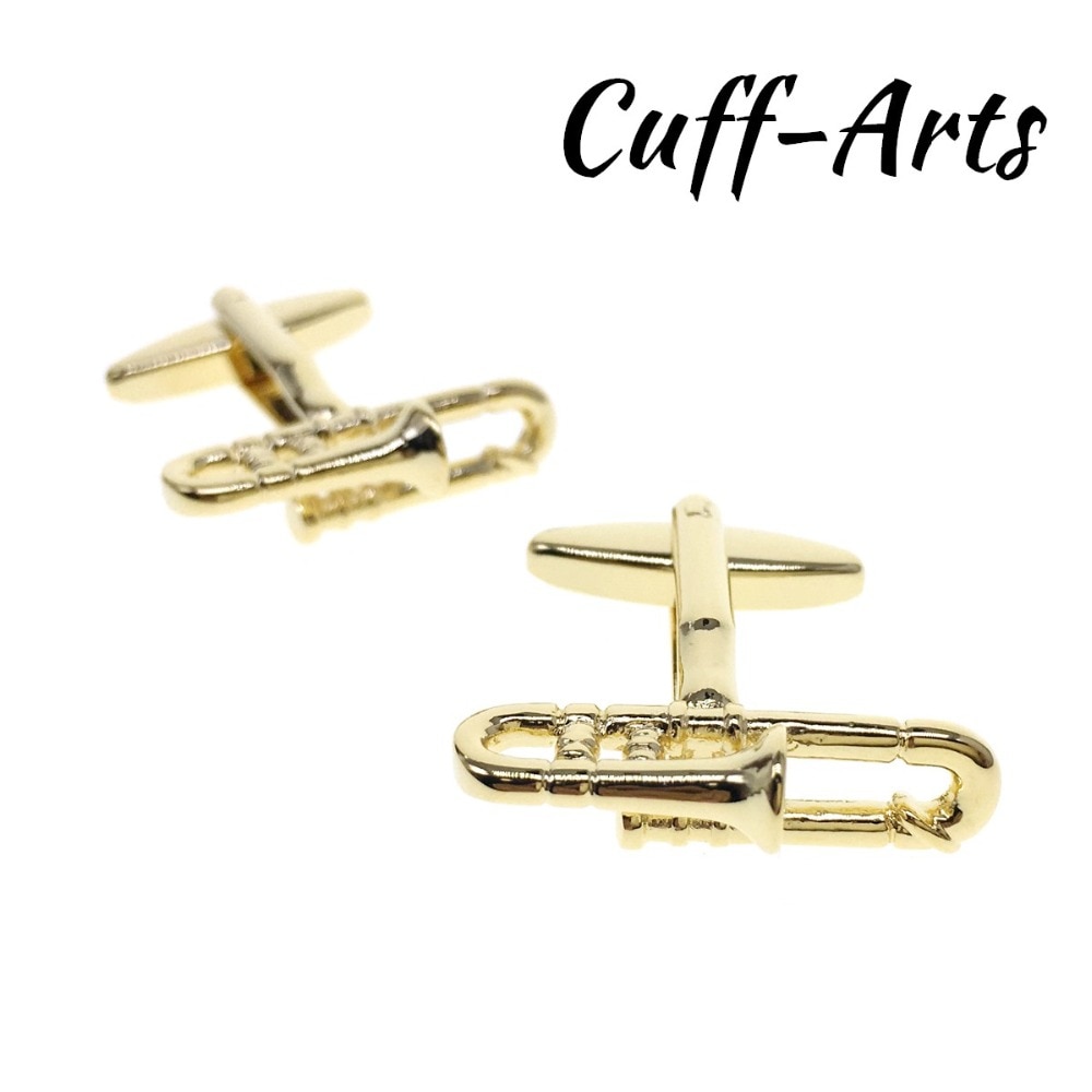 Gemelos para hombres, Gemelos De Trombones, Gemelos De camisa musical, para hombres, Gemelos, Boutons De Manchette por cufflarts C10267