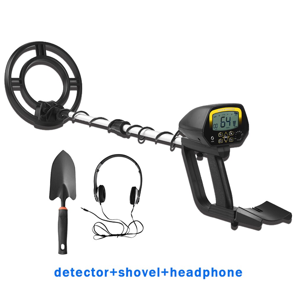 MD-4060 Metal Detector Underground Gold Detector High Accuracy Metal Finder Waterproof Search Coil Seeker Treasure: package C