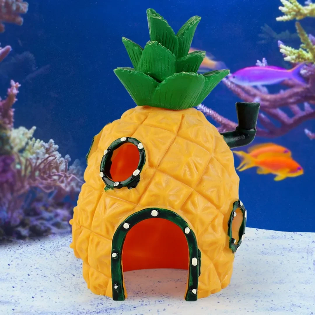 Cuteaquarium Resin Castle Fish Tank Decorations Castle Tower Ornaments Fish Tank Hiding Cave Aquarium Accessories Decoration Pet: WHITE