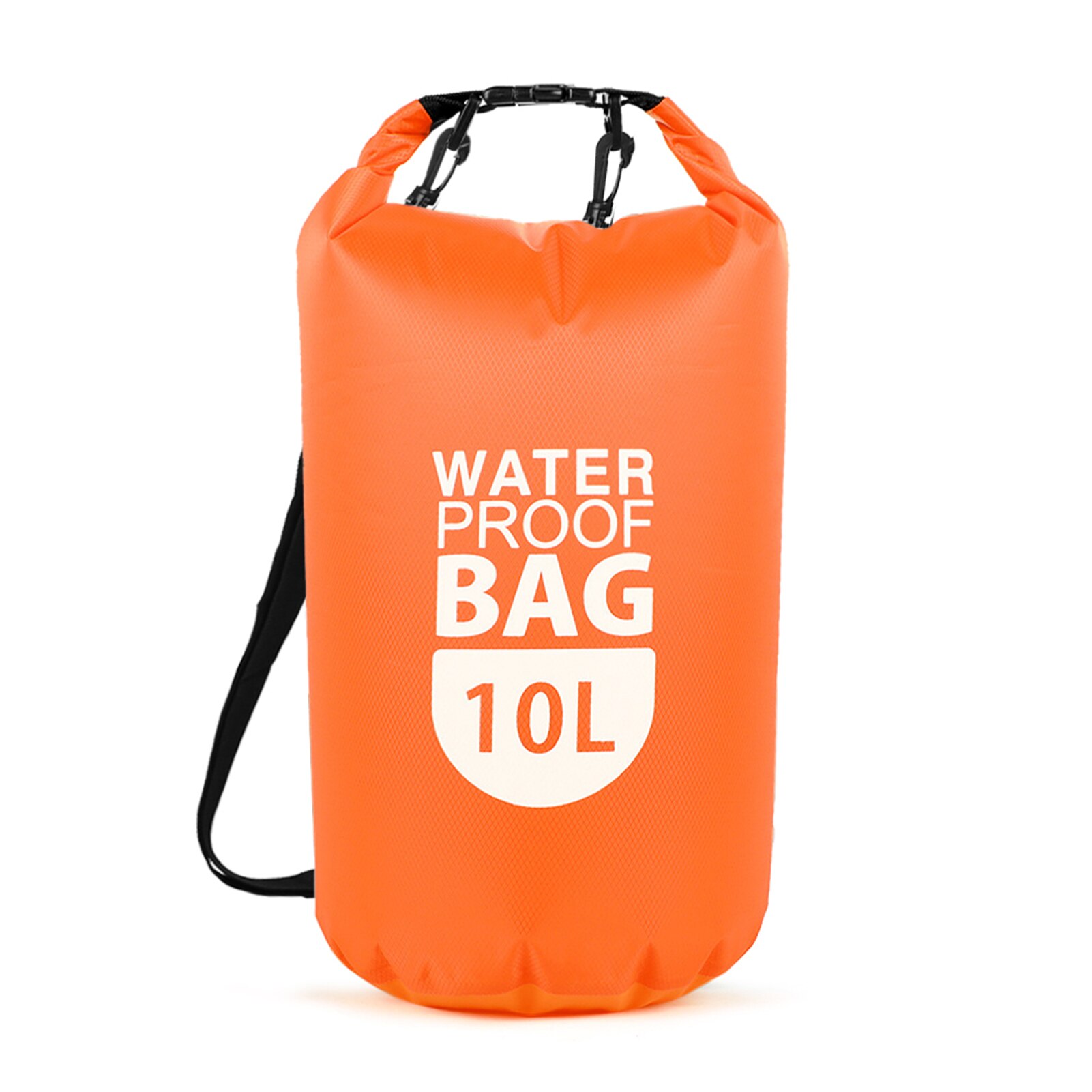 10L Pvc Droog Waterdichte Drijvende Zak Roll Top Dry Bag Water Sport Opbergtas Lichtgewicht Dry Sack Rivier Trekking Tassen: Orange