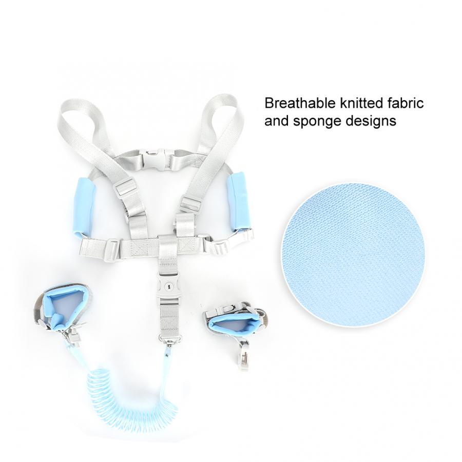 Elastic Baby Walking Leash Harness Baby Toddler Safety Anti-Lost Harness Walking Assistant for Kids Children 1-12 Years Old