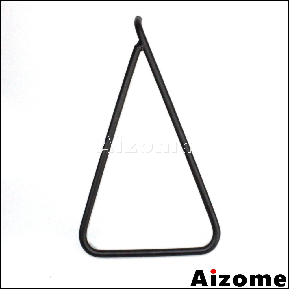 1x Universal 30.5cm MX Triangle Axle Stand Steel Motocross Side Kick Stand Dirt Bike Side Stand For Honda Yamaha Suzuki Kawasaki