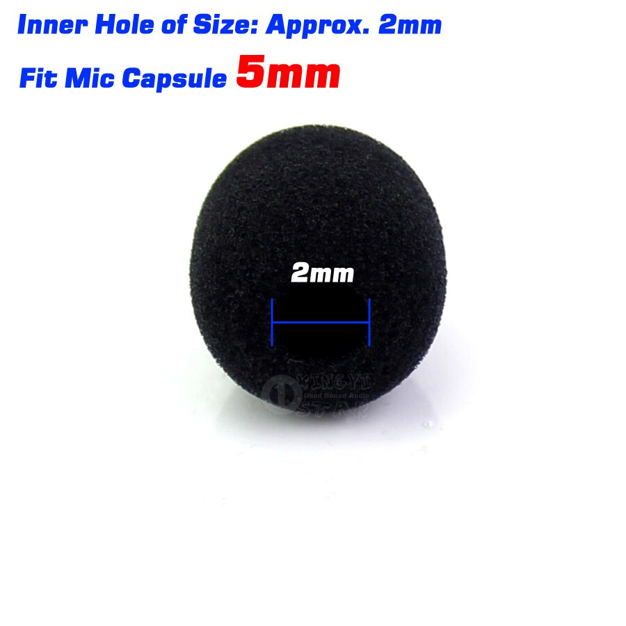 Saidbuds 6 Stuks Dichte Foam Microfoon Voorruit Spons Voorruit Mic Foam Cover Mic Muff Voor Lightspeed Astro A50s Headsets