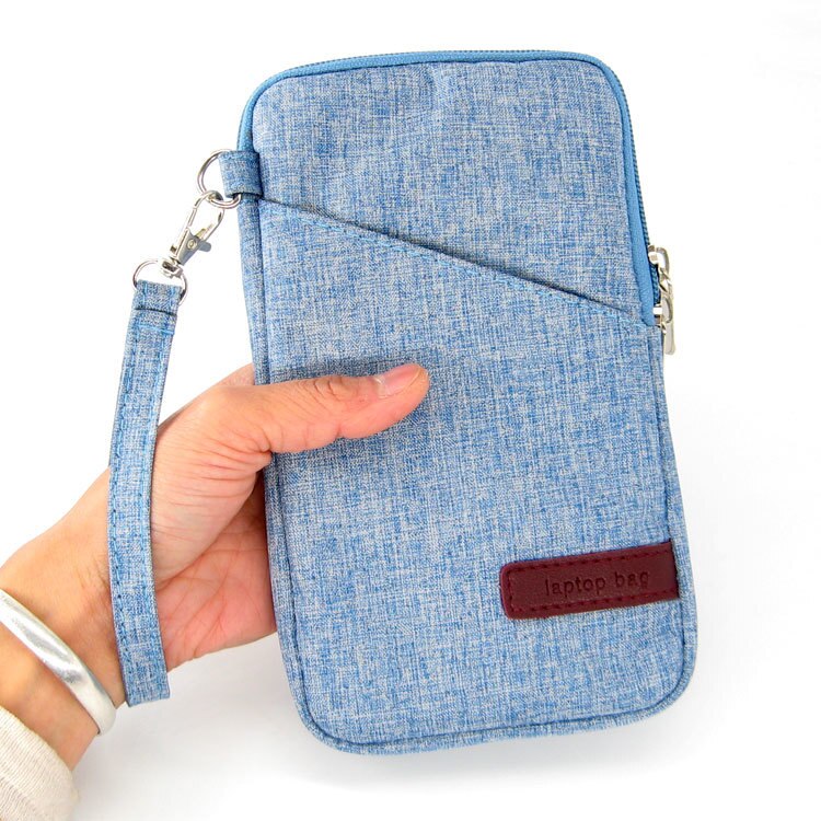 Upslon Laptop Sleeve Bag Voor GPD Pocket WIN 2 WIN2 7 Inch Mini Laptop UMPC Windows 10 Systeem Notebook Tas liner Beschermhoes: Sky Blue