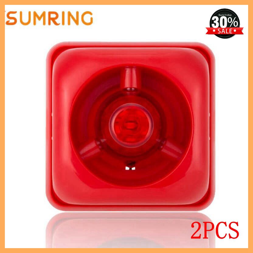 Sirena Alarma 12V Wired Strobe 24V Signaal Waarschuwingslampje Flash Sirene Lamp Hoogtepunt Alarm Lamp Voor Alarm Security thuis