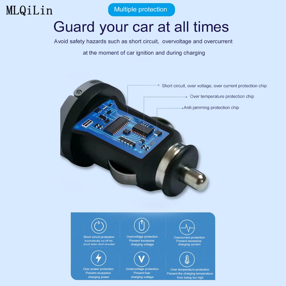 Auto Originele Usb-oplader Voor Bmw Universele Voor F10 F15 F16 F25 F26 F30 E90 F01 G30 G50 Usb Quick dual Sigarettenaansteker Adapter