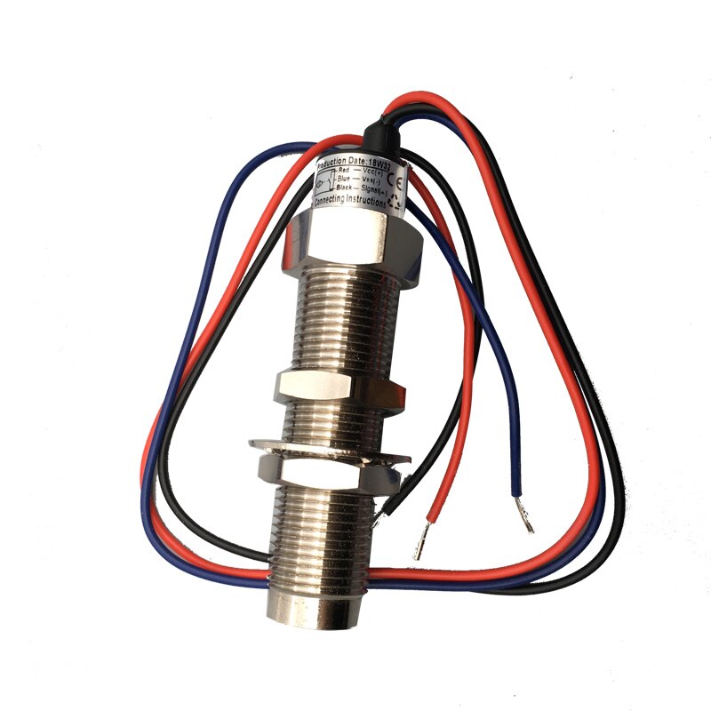 KUS 85mm Tachometer RPM Gauge REV Meter With Hour Meter 0-8000RPM 12V/24V With Backlight: M18x1.5 Holzer