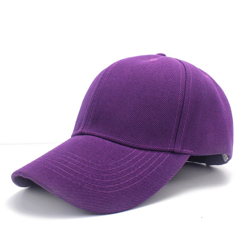 2019 Nuovo Cappello Da Baseball di Colore Solido Uomini Della Protezione Delle Donne Della Protezione Del Cappello Del Sole All'aperto Casual Trucker Snapback Nero Hip Hop Papà cappelli Gorras: P