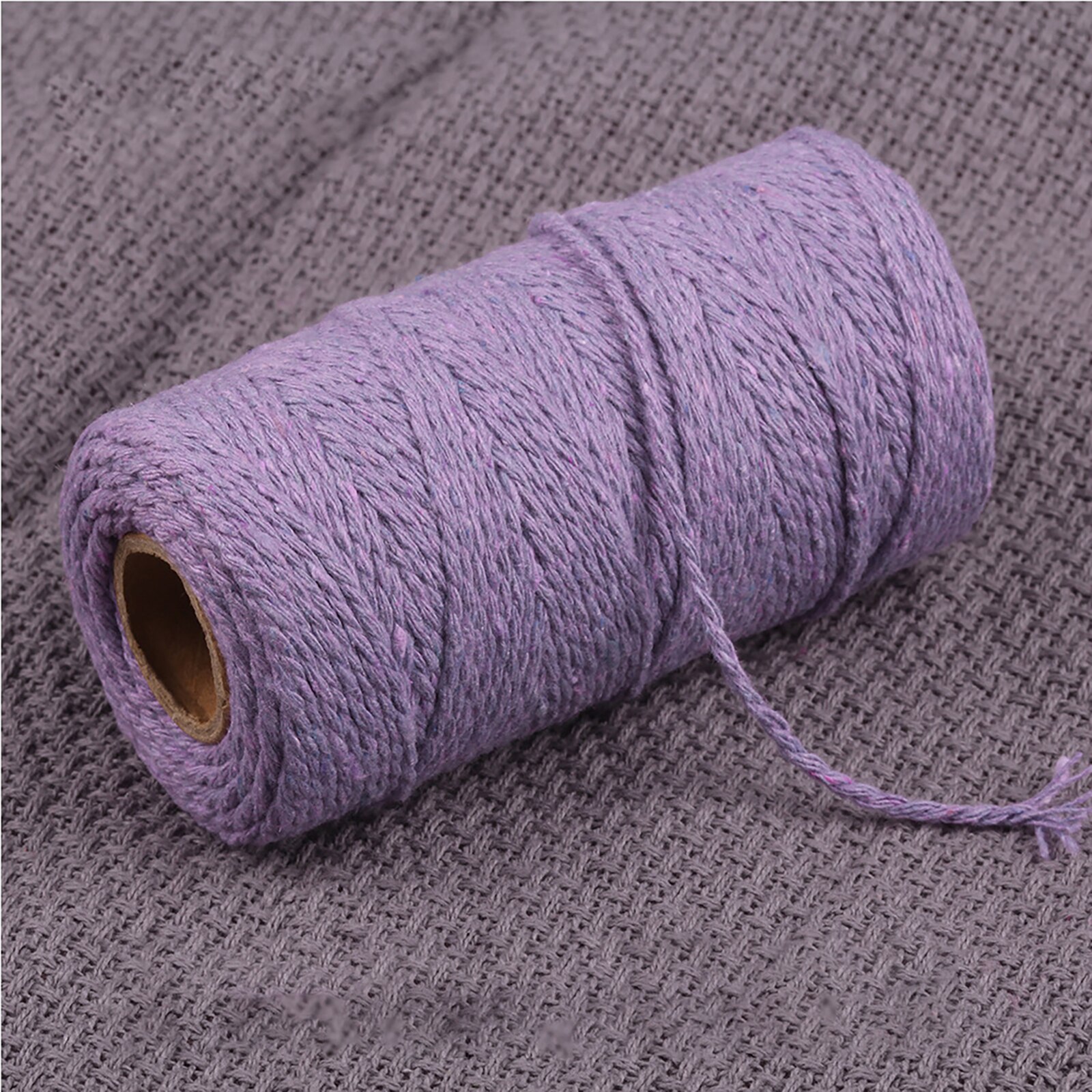 Fil en macramé de 2mm, 110Yards, pour bricolage, chaîne décorative en coton, pour artisanat, pour fête, mariage, accessoire de décoration: 6