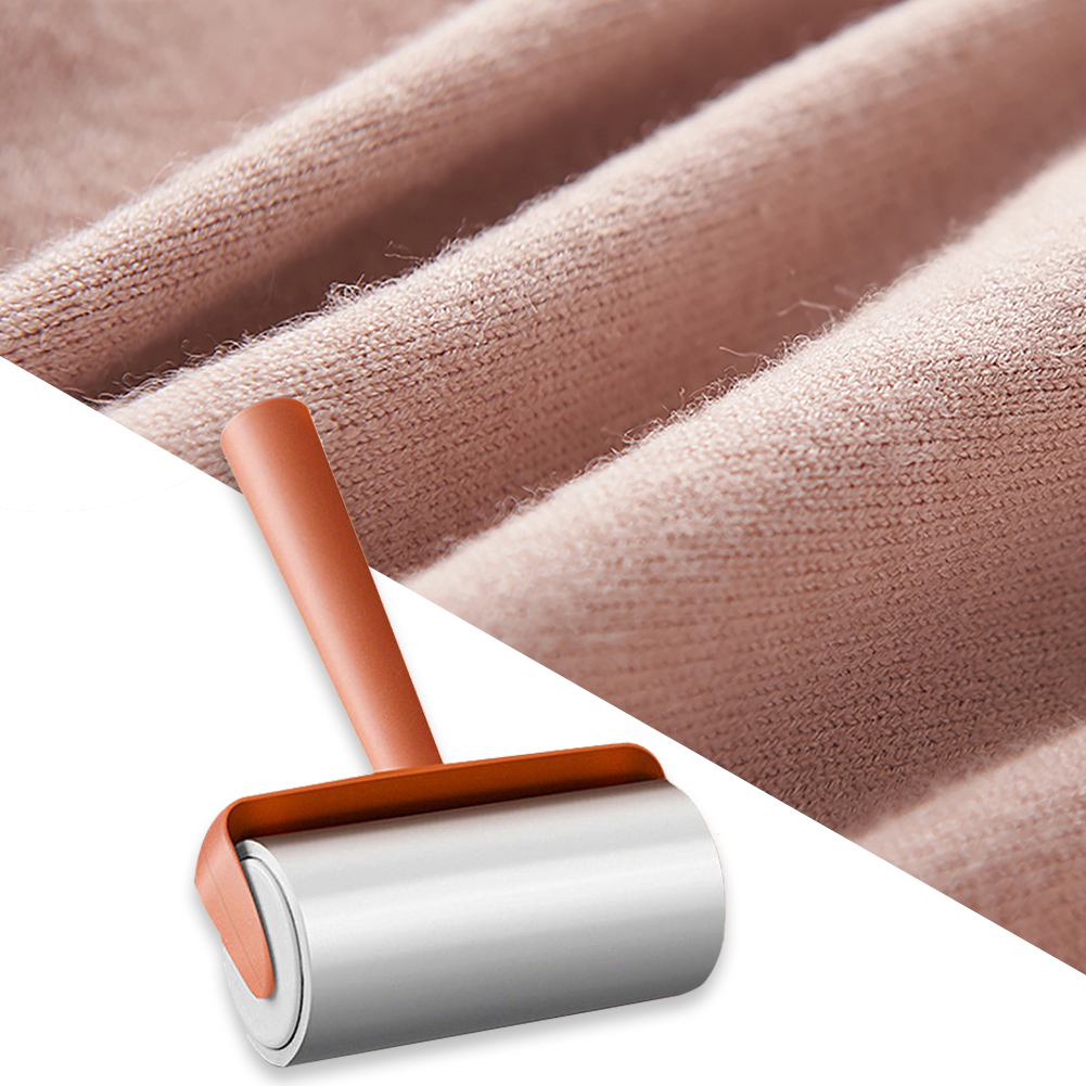 Sticky Paper Roller Super Sticky Clothes Lint Rolling Remover Sofa Fabric Pet Hair Dust Fuzz Removal Roller Cleaning Brush