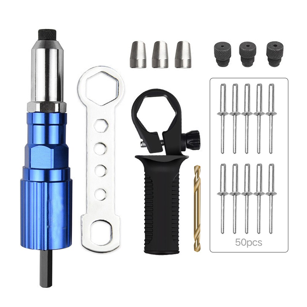 Electric Rivet Tool 2.4-4.8mm Rivet Nut Tool Bit A... – Vicedeal