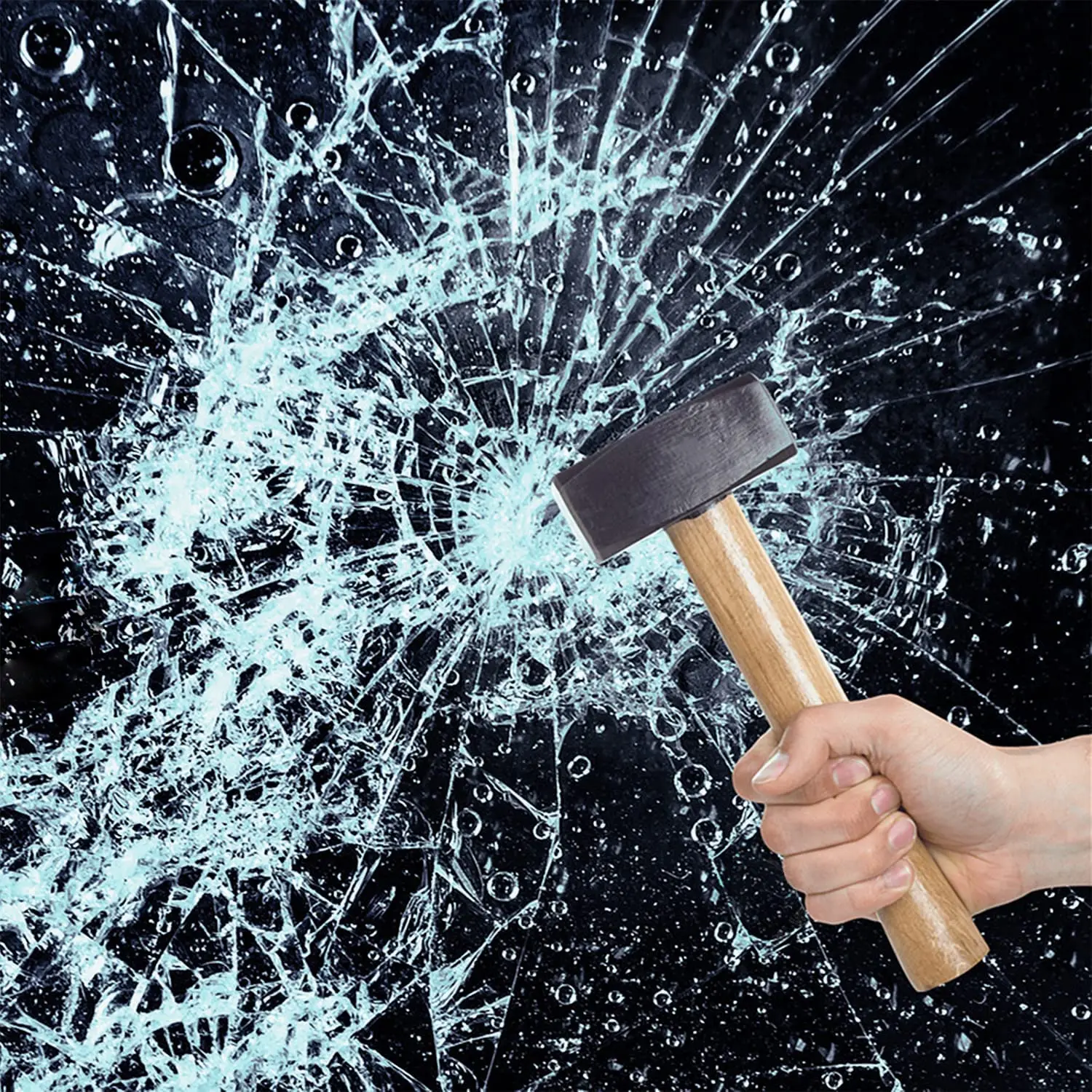 2/4 mil starke, transparente, explosionsgeschützte sicherheitsfolie für fenster – bruchsichere schutzfolie gegen glassplitter