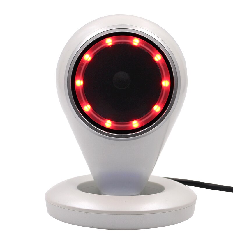 Desktop Scanner 2d Platform Barcode Reader 1D 2D QR Code Scanner Bar code PDF417 Handfree Auto Scanning for Supermarket Store: Default Title