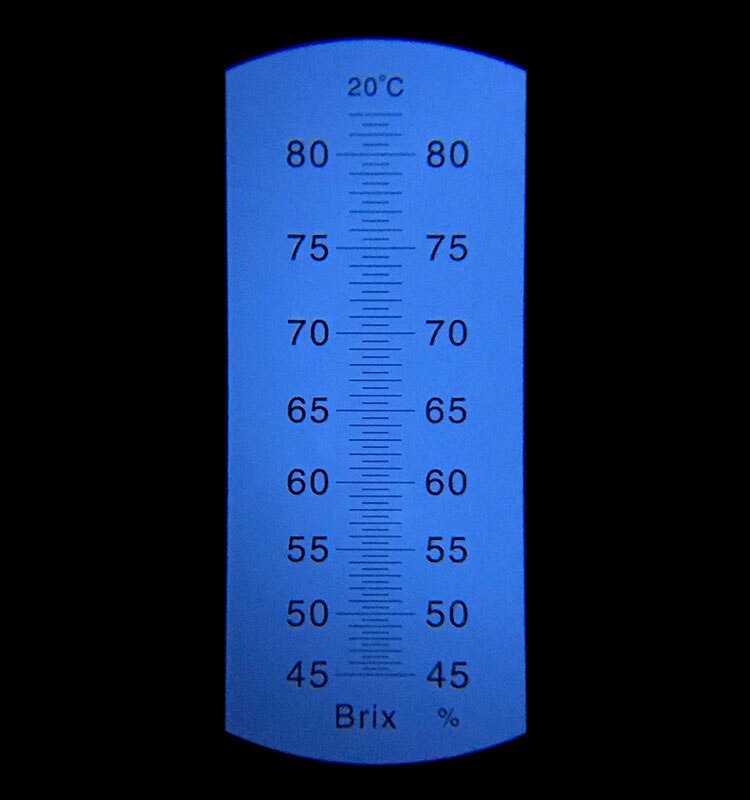 Yieryi brix refraktometer 45-82%  håndholdt brix meter koncentrationsmåler atc til koncentreret frugtsaft, kondenseret mælk, marmelade