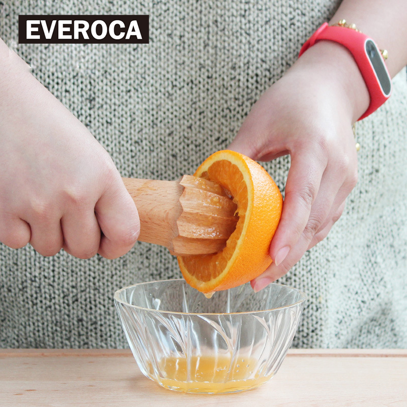 Trecitronpresser mini juicer frugt appelsin citrus juice ekstraktor