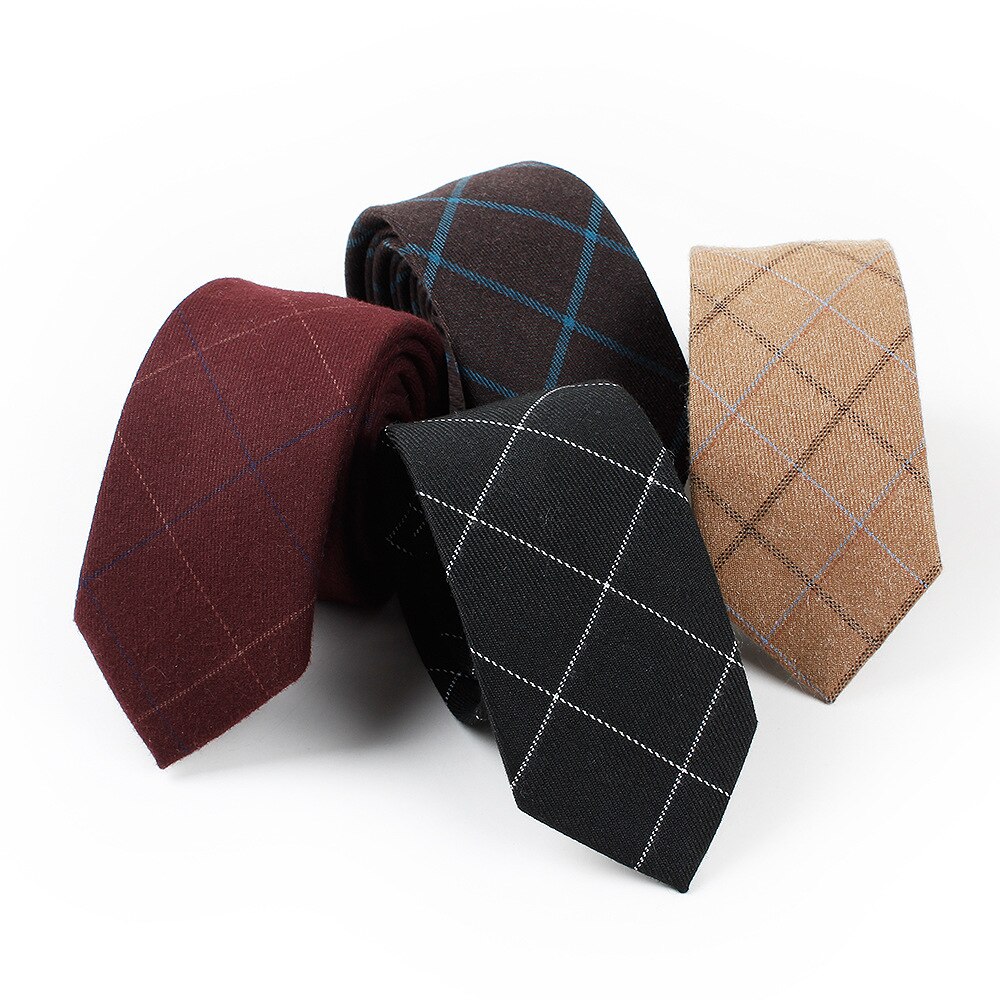 6Cm Stropdas Ties Voor Mens Pak Trouwjurk Slanke Tie Gravata Business Plaid Lattice Hals Stropdas Cravate