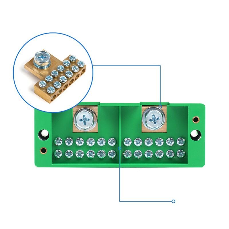 Unipolaire Splitter Junction Box Metering Kast Wire Terminal Blok Vertrager Vlam Retar Elektrische Accessoires