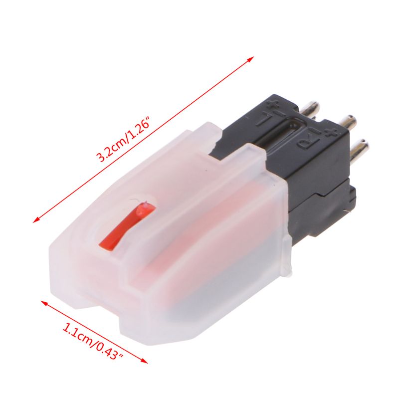 Vinylplade pladespiller stereo keramisk pickup patron stylus fonografer levering