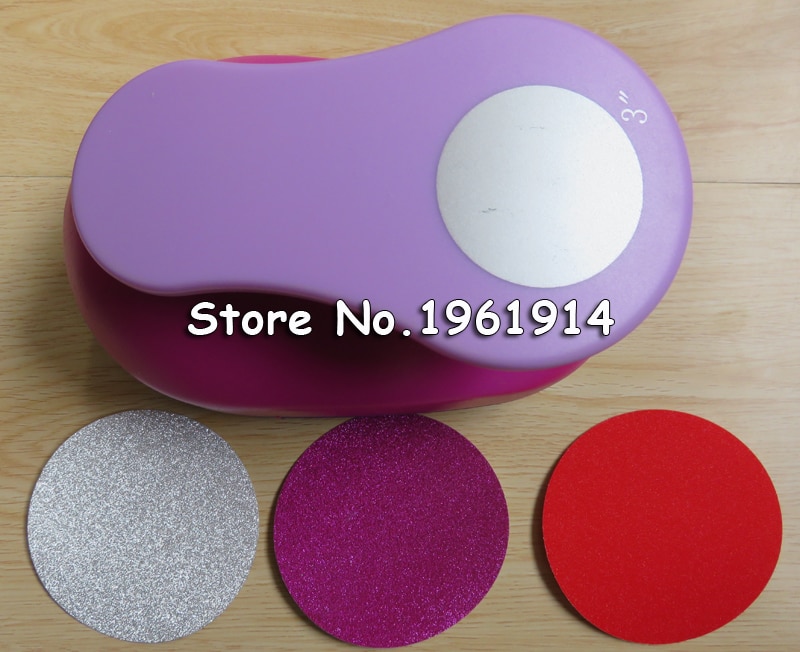 3 inch (about 7.5cm) Circle shape of eva punch craft punch DIY paper puncher Scrapbook punches scrapbook cutter