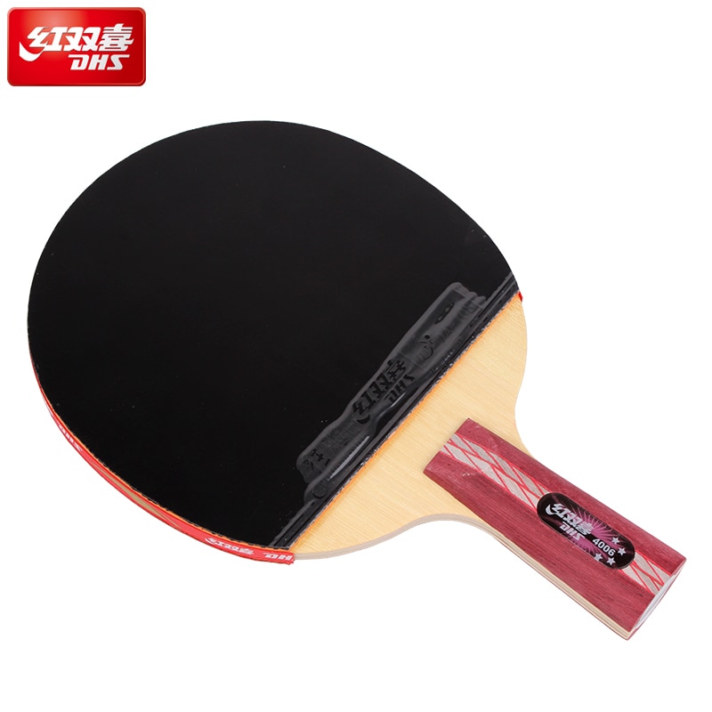 Original Dhs Table Tennis Racket 4002 4006 Ping Pong Paddle Table Tennis Racquet Indoo Sport bat with ball