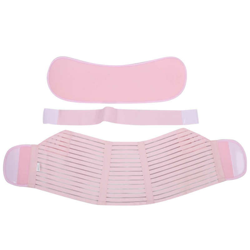 Moederschap Ondersteuning Riem Ademend Zwangerschap Buik Band Verstelbare Back Brace: Pink L