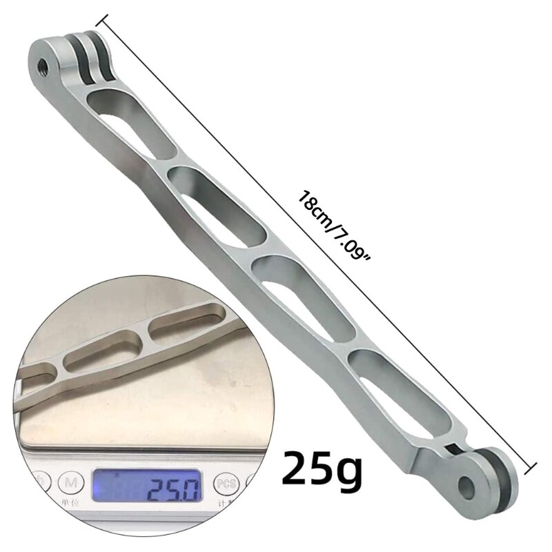 A9LC Aluminum Extension Arm Extender Bar Helmet Stick Mount for 360 One R/Hero/OSMO