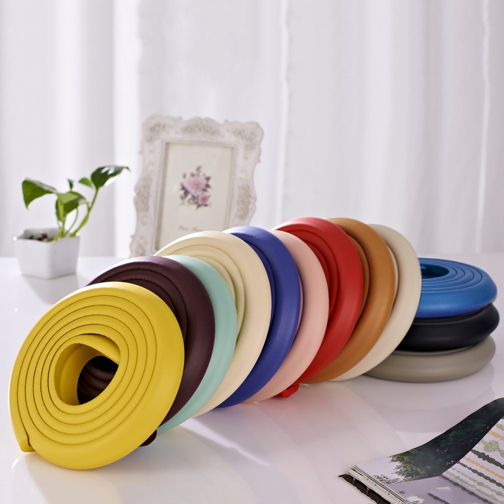 2M Baby Veiligheid Bumper Guard Kinderen Bescherming Tafel Desk Edge Corner Guard Strip Meubels Rubber Foam Bumper Botsing