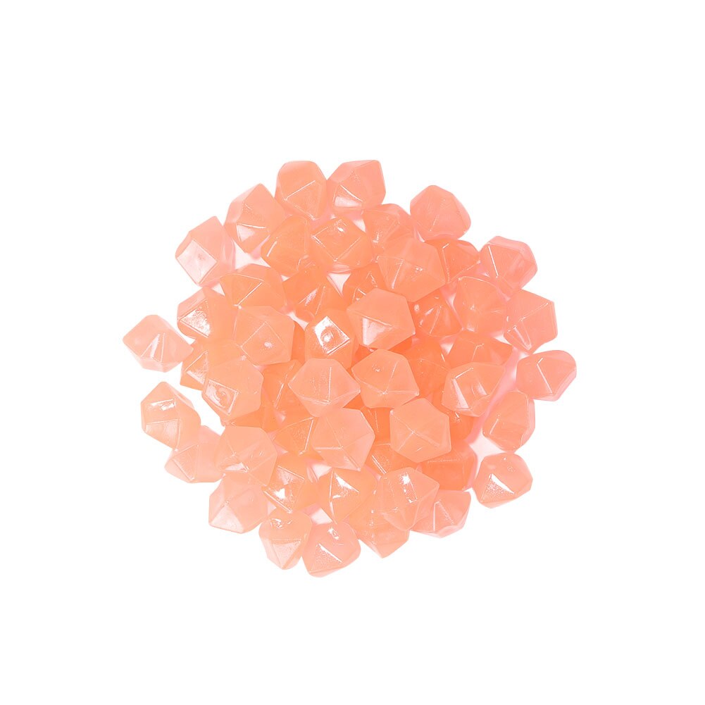 Piedras luminosas que brillan en la oscuridad, 100 piezas, decoración para exteriores, pecera, paisaje de Acuario, guijarros decorativos, rocas: C