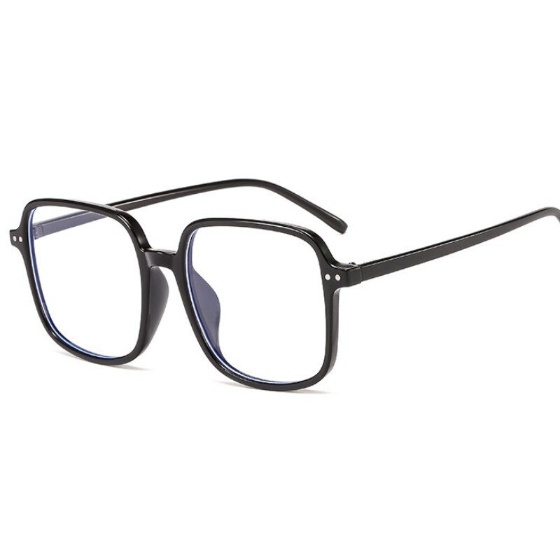 Yccri vierkante oversized bril merk anti-blauw licht bijziendheid bril computer dioptrieën bril  -1.0 to -6.0