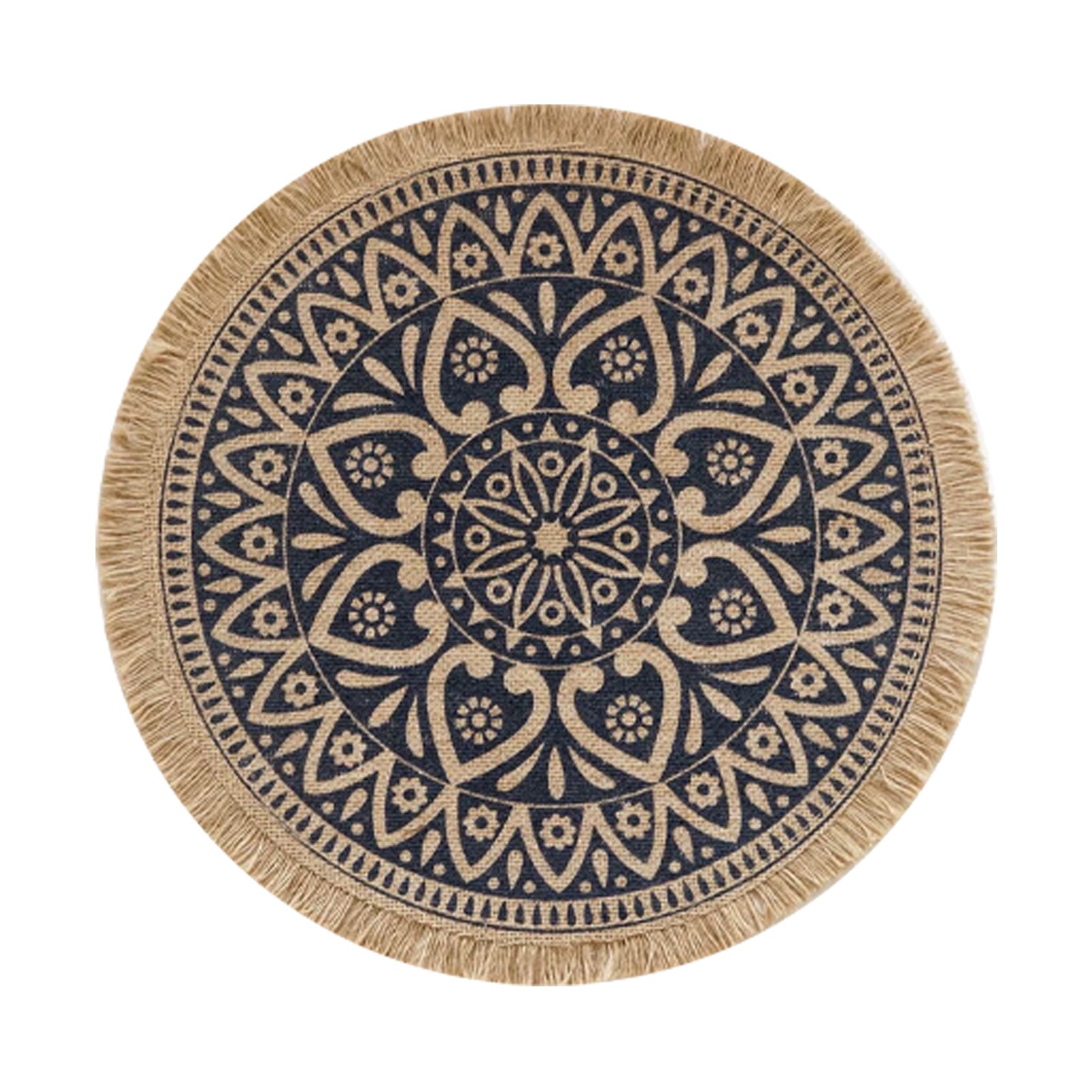 Rotan Trivet Matten Tafel Mat Warmte Isolatie Handgemaakte Katoen Vlas Eettafel Antislip Placemat Hittebestendige Cup Coaster
