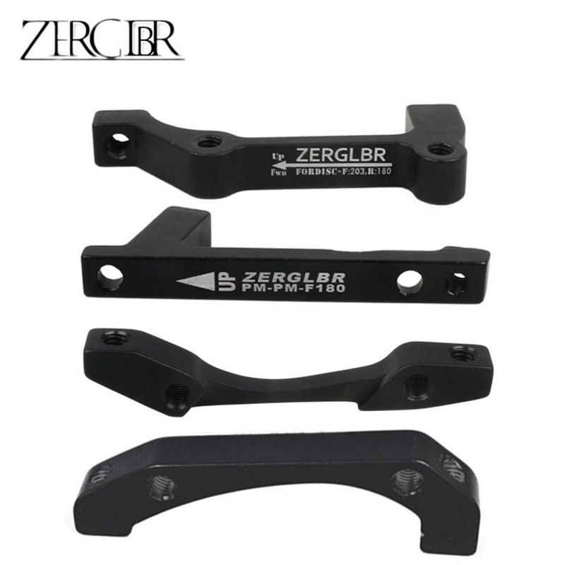 ZERGLBR Mountain Bike Disc Brake Adapter A-F180/R160 B-F203/R180 B-F180/R160 B-F160/R140 Adapters Bicycle Fork Conversion parts