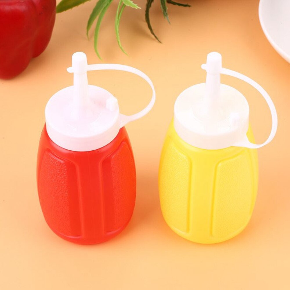 2 PCS Kunststoff Squeeze Sauce Flasche Menage Marmelade Tomaten Salat Flasche Squeeze Flasche Salat Flasche Squeeze Sauce Topf
