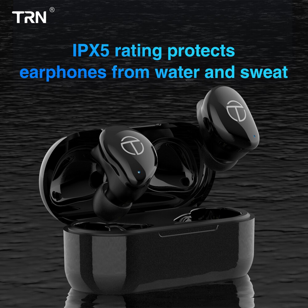 TRN T200 5,0 Bluetooth kopfhörer Wahre drahtlose Doppel Kopfhörer In-Ohr HIFI Kopfhörer V80 AS10 O5 X1 X1E T1 e12 O2 BT20 S