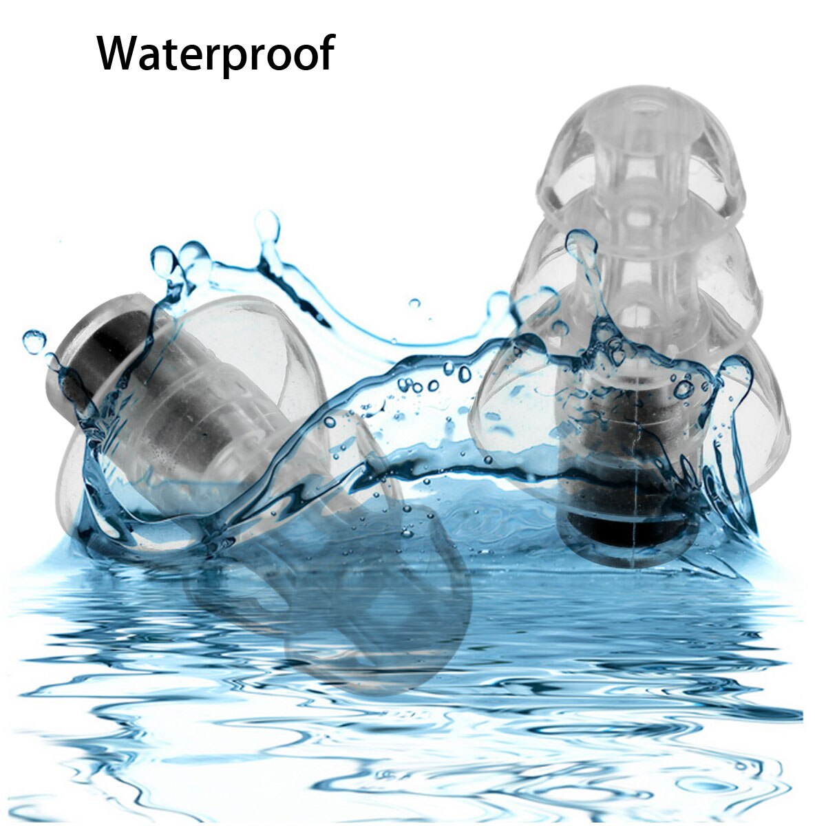 2Pcs Noise Cancelling Earplugs Hearing Protection Reusable Silicone Ear Plugs For Sleep Concerts Musician Bar Drummer