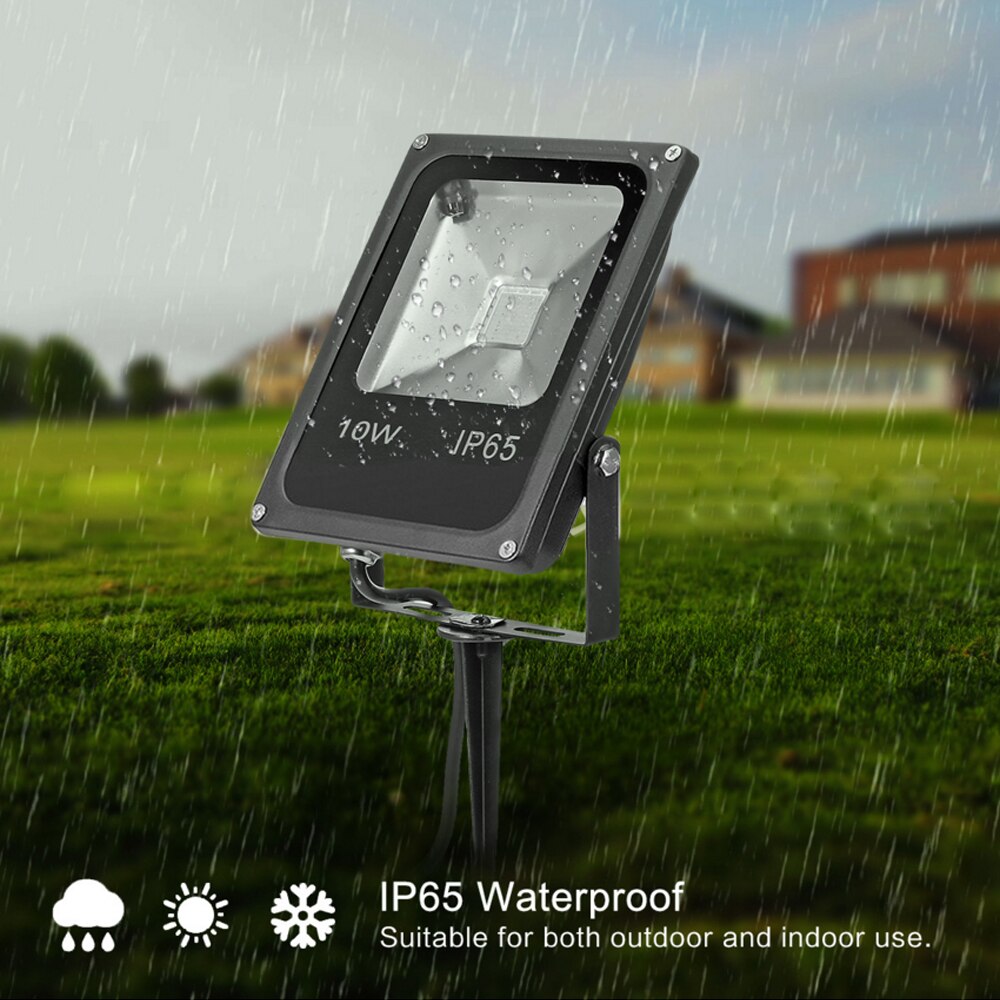 RGB LED Flood Light Spotlight 10W 20W IP65 Waterproof 16 Colours Changing Garden Yard Outdoor Lamp