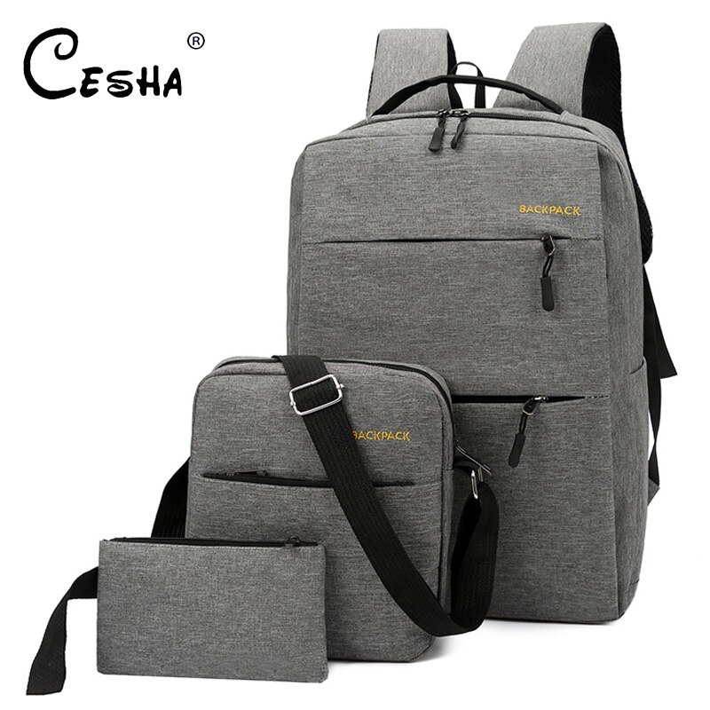 3pcs/lot School Backpack for Students Waterproof Oxford School Backpack Big Capacity Book Backpack